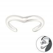 Cercel ear cuffs din argint model wave DiAmanti DIA28232